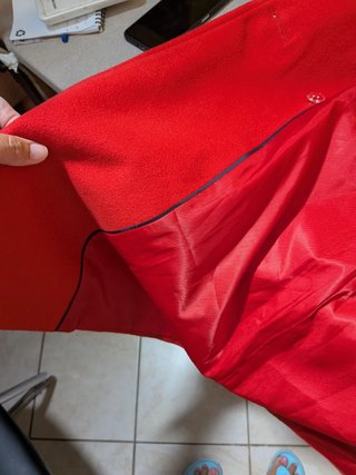 Cappotto Rosso Doppio Petto Studio F - Tg S IT
