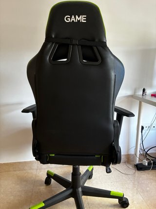 Silla Gaming Negra y Verde