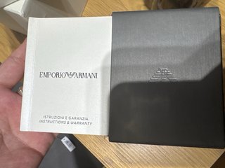 Reloj Emporio Armani AR11083 Negro/Plata