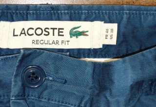 Pantaloncino da pesca uomo Lacoste blu