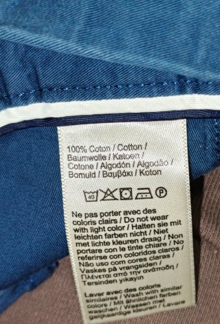 Pantaloncino da pesca uomo Lacoste blu