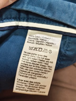Pantaloncino da pesca uomo Lacoste blu