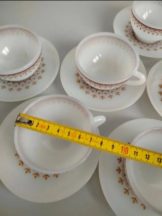 Juego 6 tazas café Arcopal retro