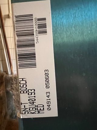 Frigorífico Combi Bosch (Ancho Especial 70cm)