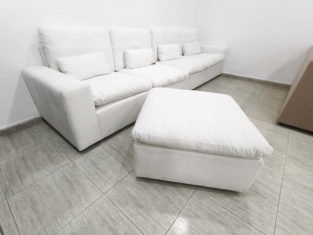Sofá 350cm de 5 módulos con puf | Oportunidad