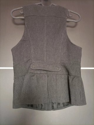 Chaleco gris elegante