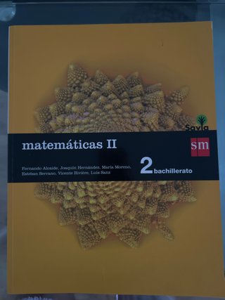 Matemáticas II 2 Bachillerato