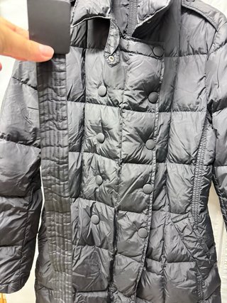Cappotto imbottito nero sfiancato taglia 42