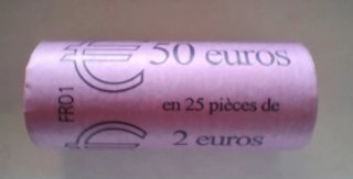 Cartucho 2 Euros Andorra 2023 - Escudo (25 Monedas