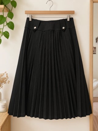 Falda Laserre Midi Plisada (42)