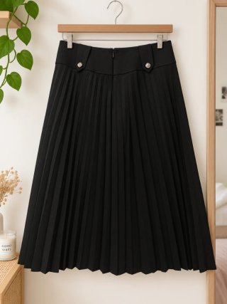 Falda Laserre Midi Plisada (42)