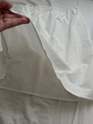 Falda blanca Uniqlo tul para volumen vestidos new