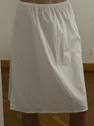 Falda blanca Uniqlo tul para volumen vestidos new