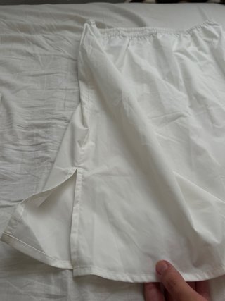 Falda blanca Uniqlo tul para volumen vestidos new