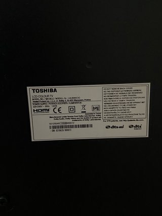 TV Toshiba 43' Negra