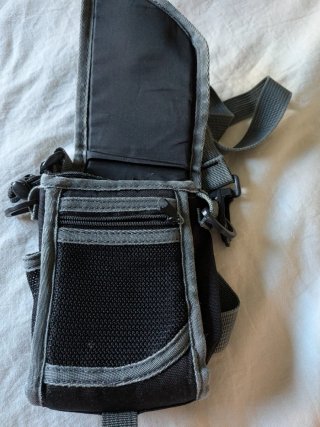 Bolso bandolera INESCA negro