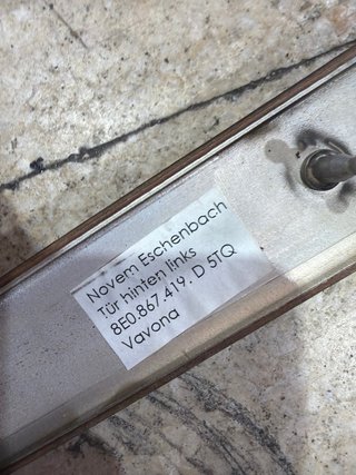 Moldura trasera izq audi a4 b6 8E0867419