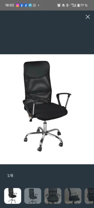 Silla de oficina Comifort Negra