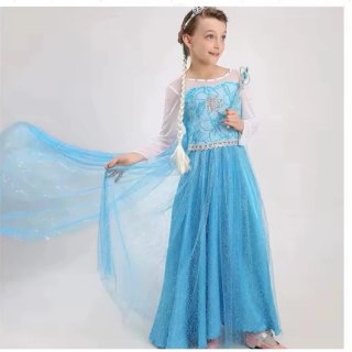 Vestito Elsa Frozen Principessa - Nuovo