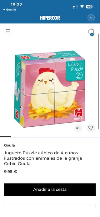 Puzzle Cúbico 4 Piezas Goula