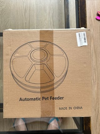 Comedero automático para mascota con temporizador