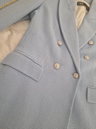 Blazer Zara Azul Talla S