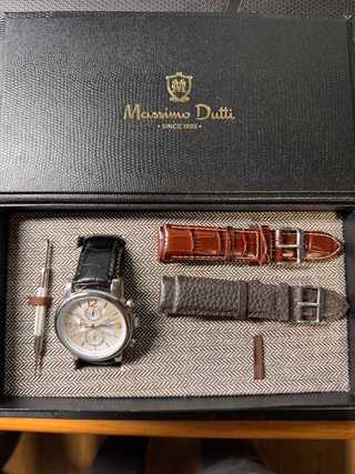 Reloj Massimo Dutti Caja y Correas