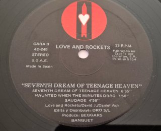 Love And Rockets Seventh Dream Of Teenage Heaven