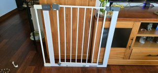 Barrera de seguridad blanca ancho 78 cm x largo 73