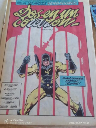 4 comics antiguos de los vengadores