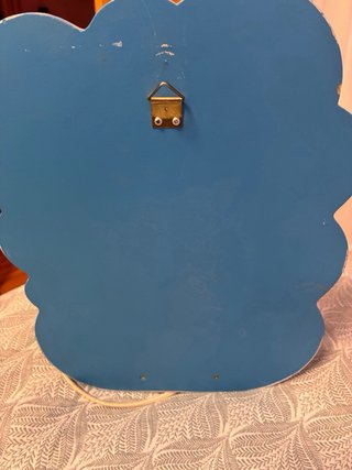 Lámpara infantil castillo azul y rosa