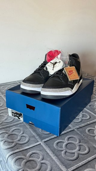 Air Jordan 3 Retro Levi's Negro Denim Talla 42 DS