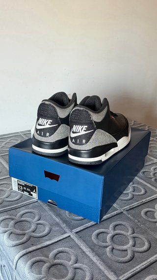 Air Jordan 3 Retro Levi's Negro Denim Talla 42 DS
