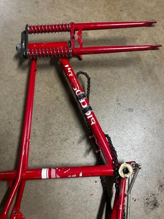 Cuadro Bicicross BH Rojo