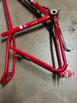 Cuadro Bicicross BH Rojo
