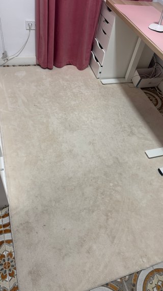 Alfombra de salón Paco Home 160x220 cm crema