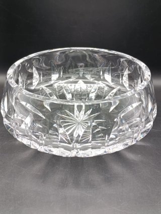 Centro de mesa de cristal tallado