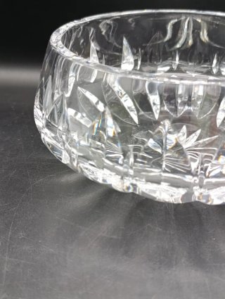 Centro de mesa de cristal tallado