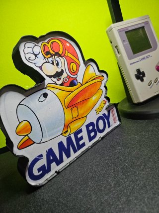 Lámpara Game Boy Mario Aviador Vintage