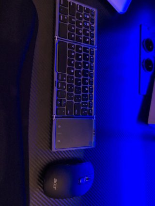 Teclado plegable y ratón Acer