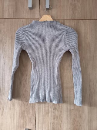 Jersey Moda Impresion Gris Talla M
