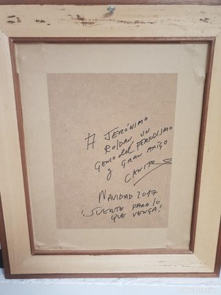 López Cañito Óleo sobre Tablex Firmado