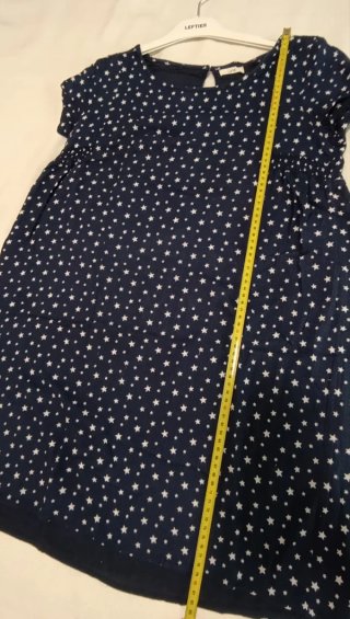 Vestido corto estrellas azul y blanco