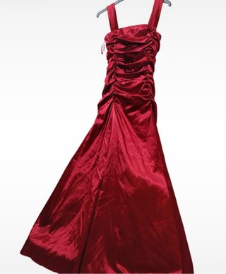 Vestido largo rojo fiesta talla M