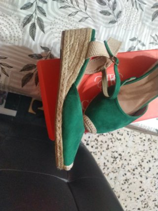 Cuñas verdes con esparto