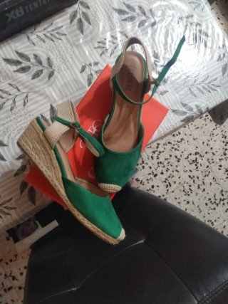 Cuñas verdes con esparto