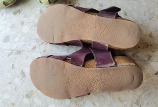 Zuecos sandalias bio marrones