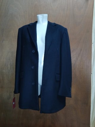 Cappotto uomo blu taglia 50 nuovo