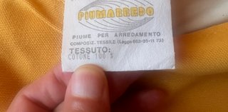 Divano 2 posti completamente sfoderabile giallo