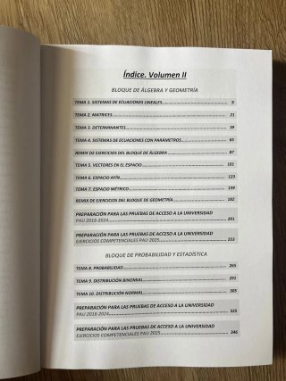 Libros Academia Osorio 2bach matemáticas II c